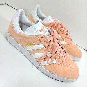 Adidas Gazelle Athletic Sneakers Rose Pink Suede BA9600 Women’s Size 10